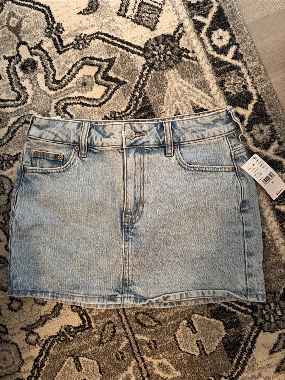PAC sun nwt Light Blue Denim Mini Skirt